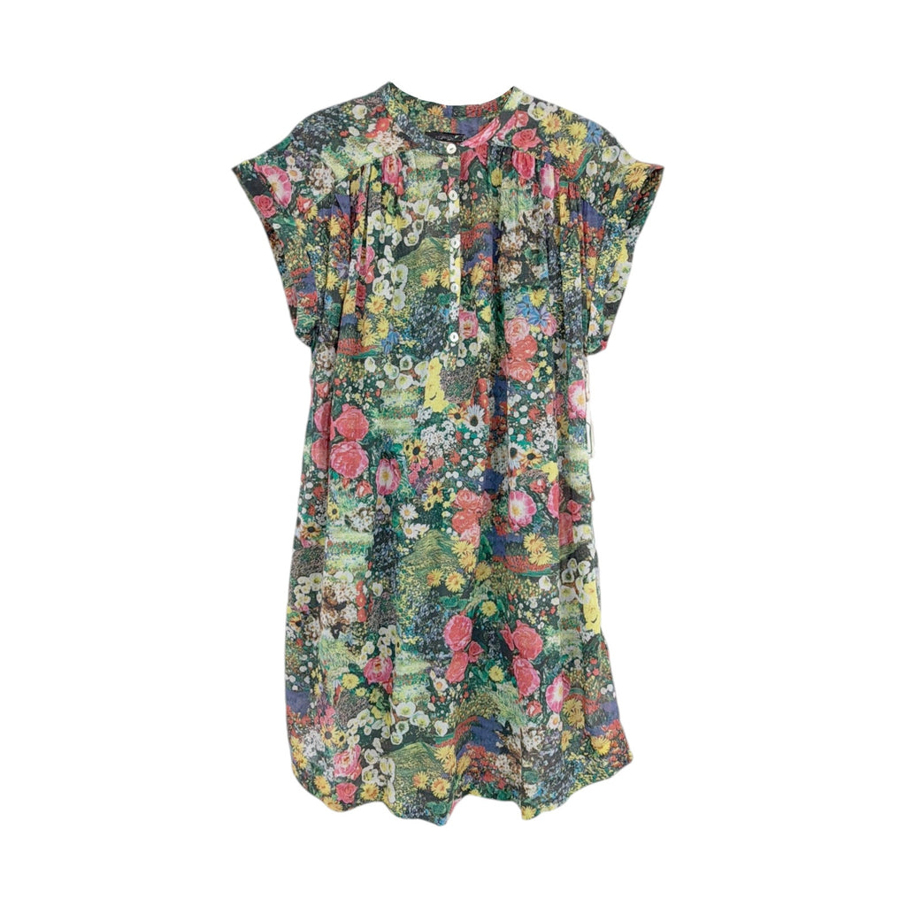 MOTHER The Slow Ride Shirt Dress in Pretty as a Picture S