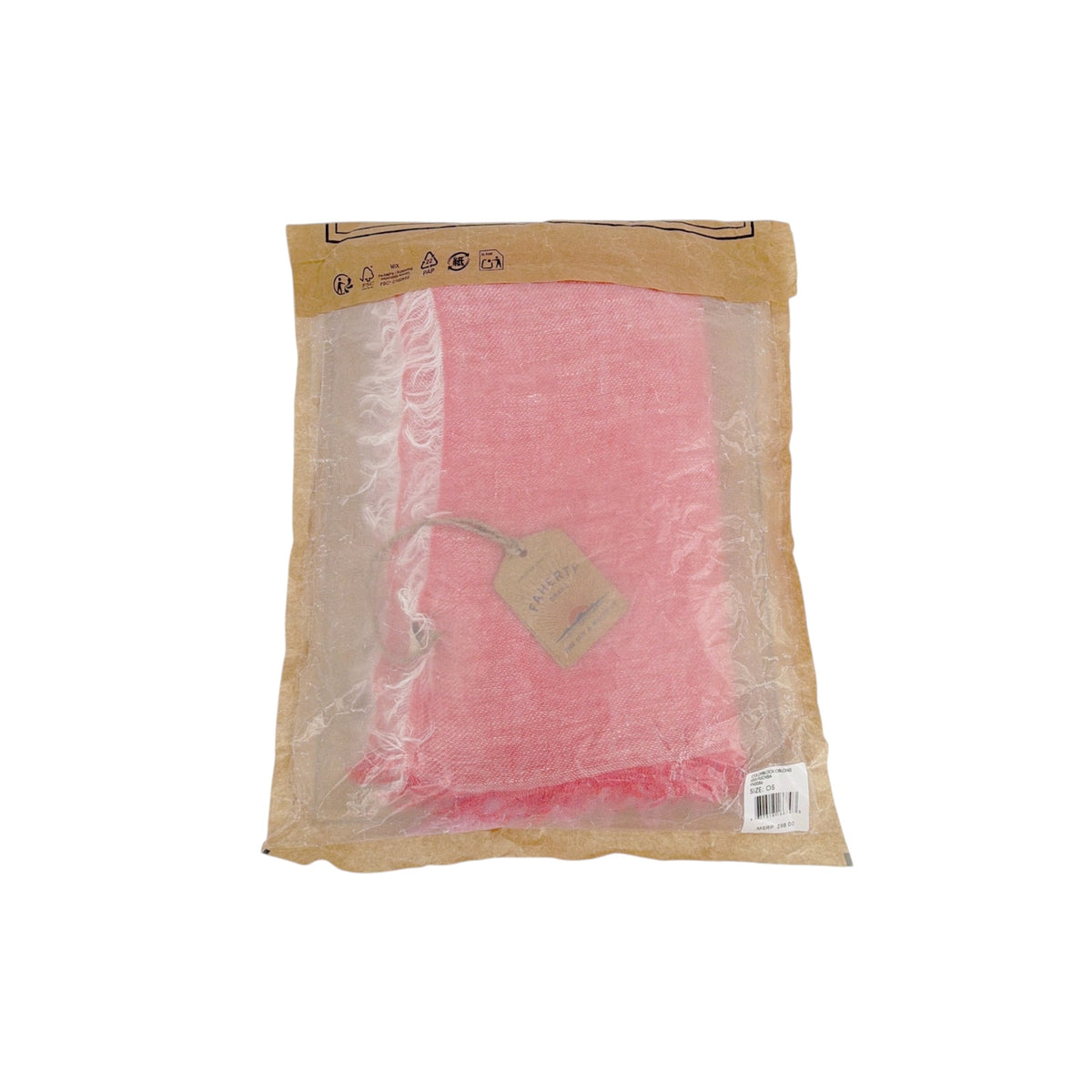 FAHERTY Colorblock Oblong Scarf in Fuchsia