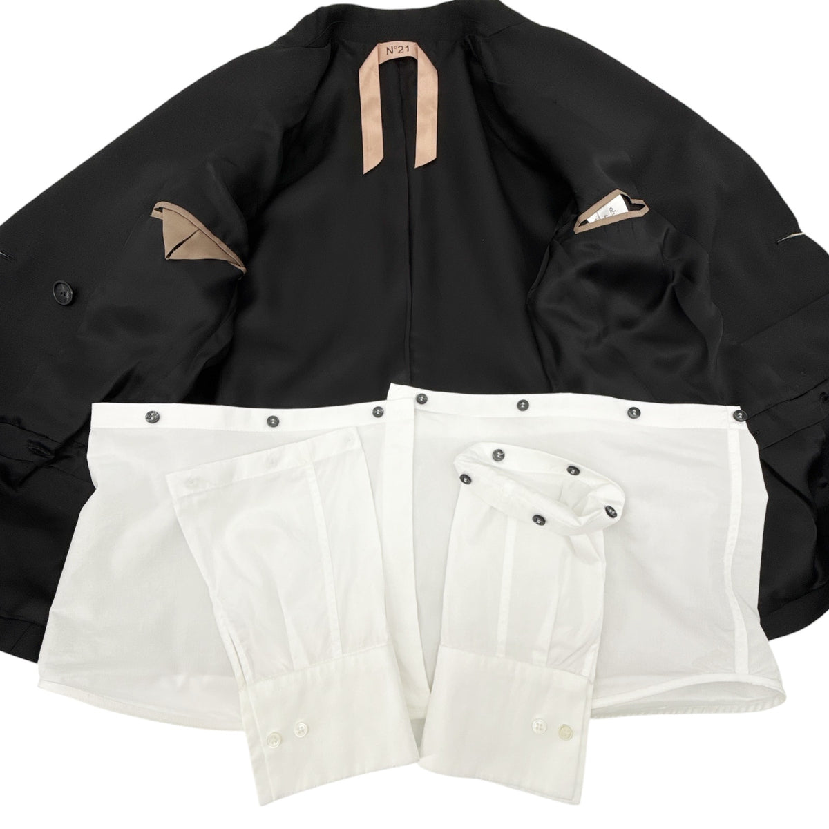 No.21 Double Breasted Blazer in Black EU40|S