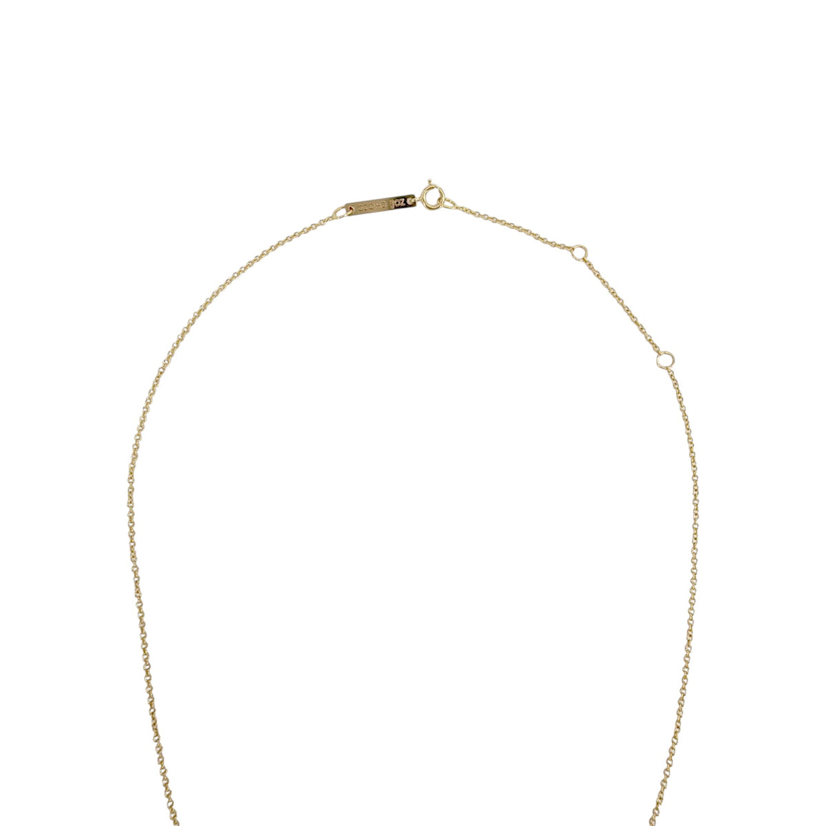 ZOE CHICCO 14K Gold Black Diamond Bezel Necklace