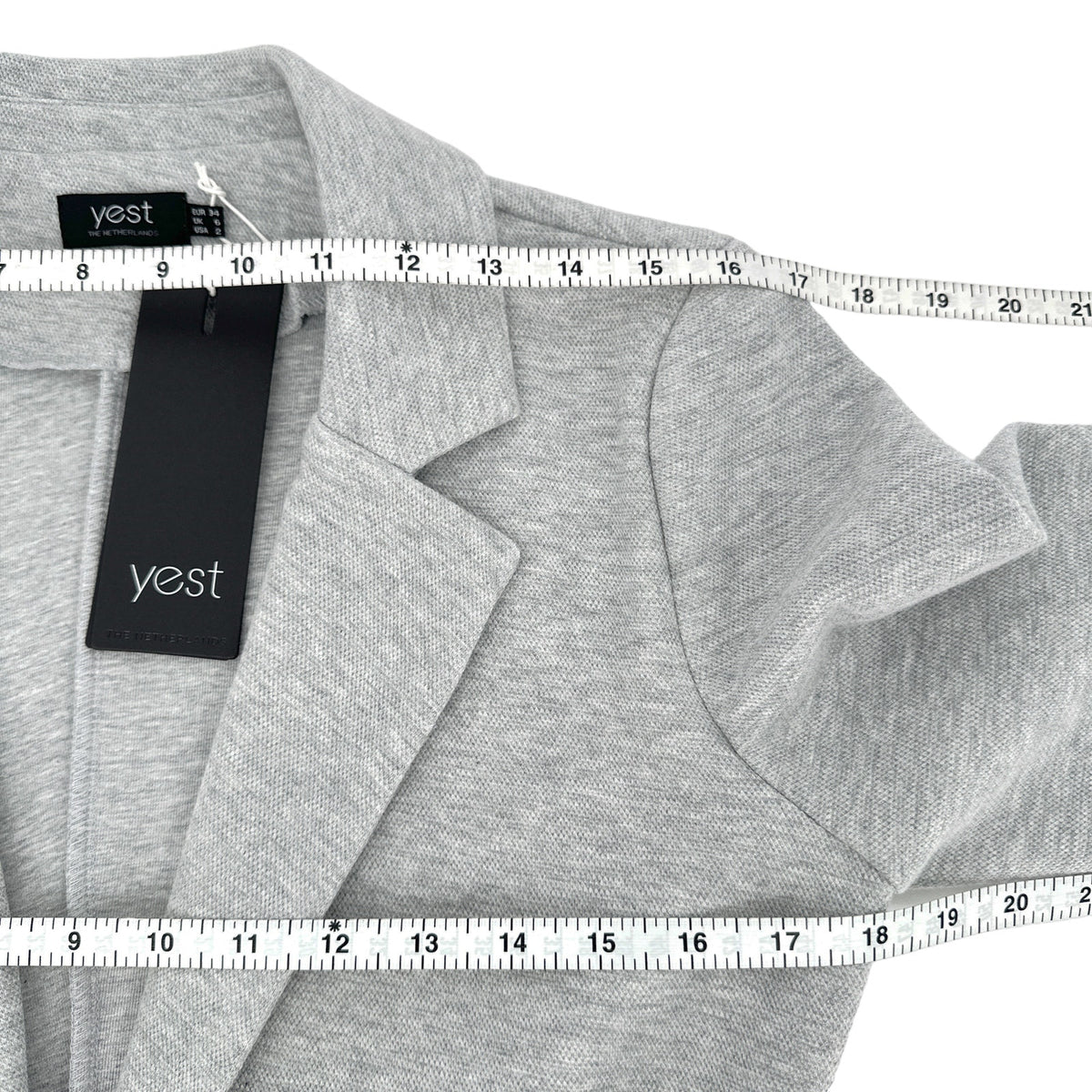 YEST Sweatshirt Blazer in Light Grey 2