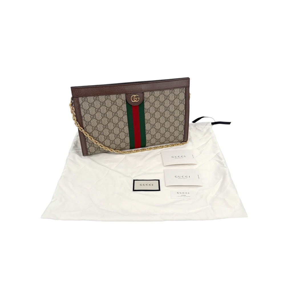 GUCCI Ophidia GG Supreme Medium Shoulder Bag