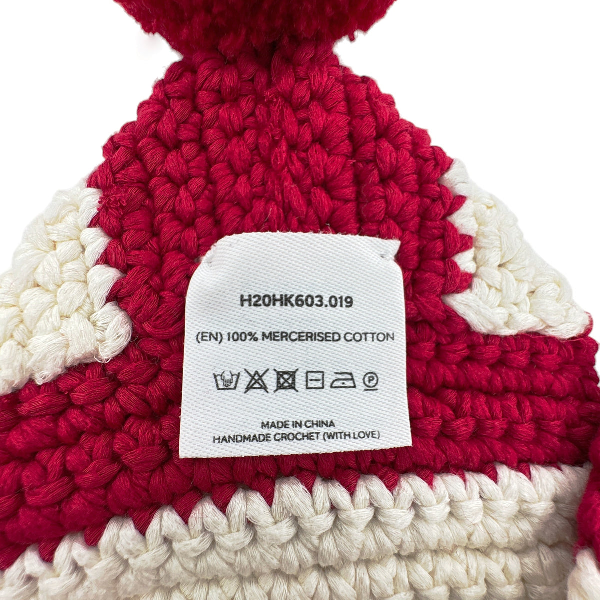 AMI Alexandre Mattiussi Crochet Pompom Scarf