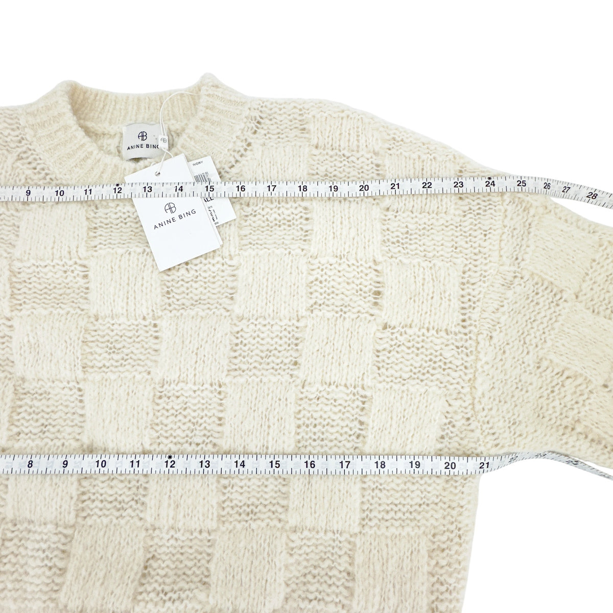 ANINE BING Bennett Sweater in Ivory XS