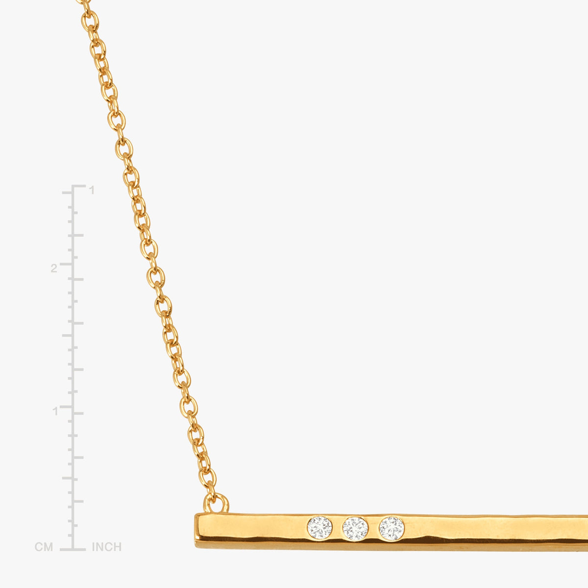 SILPADA Dotted Line Pendant Necklace in Gold-Plated Silver
