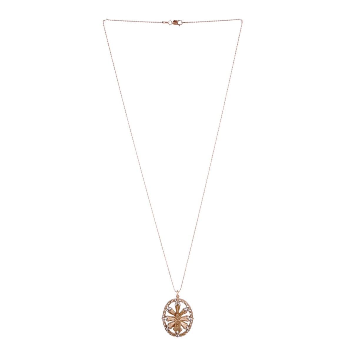 VIRGINS SAINTS & ANGELS VSA Twilight Virgin Charm in Rose Gold