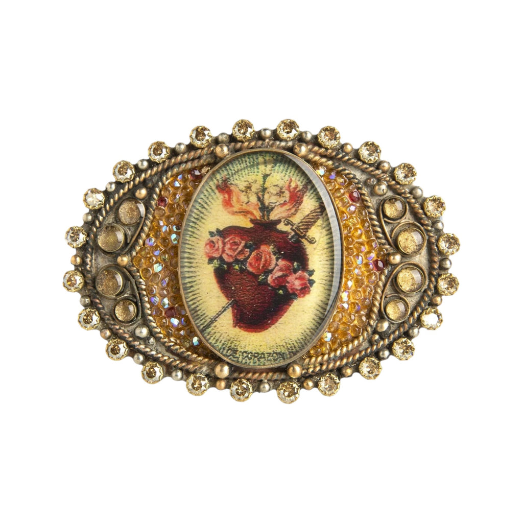 VSA Goddess Image Buckle Sacred Heart