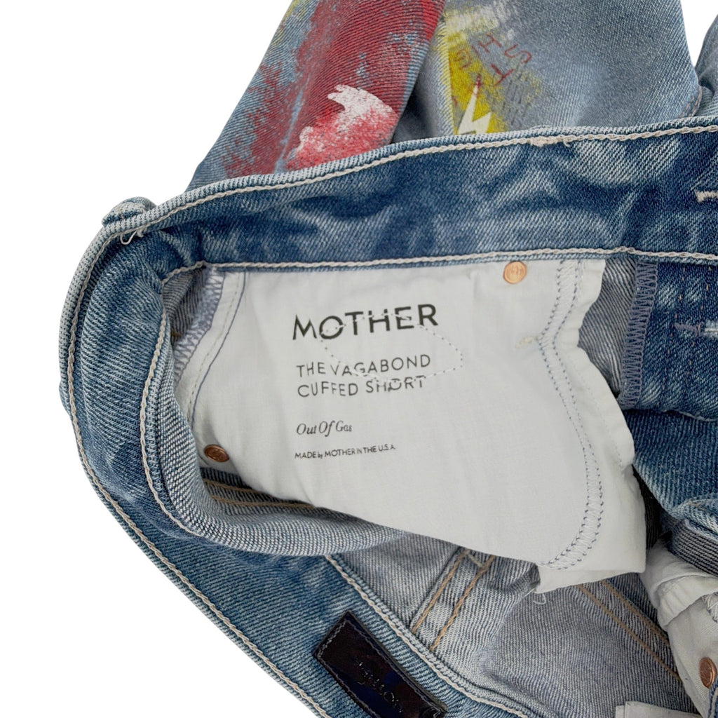 MOTHER The Vagabond Cuffed Shorts in Out of Gas 25