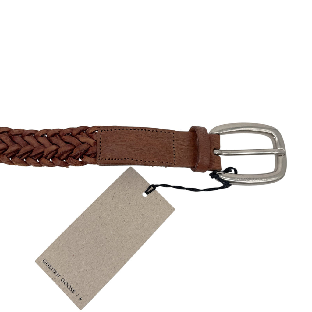 GOLDEN GOOSE Houston Belt in Brown 80cm|32in