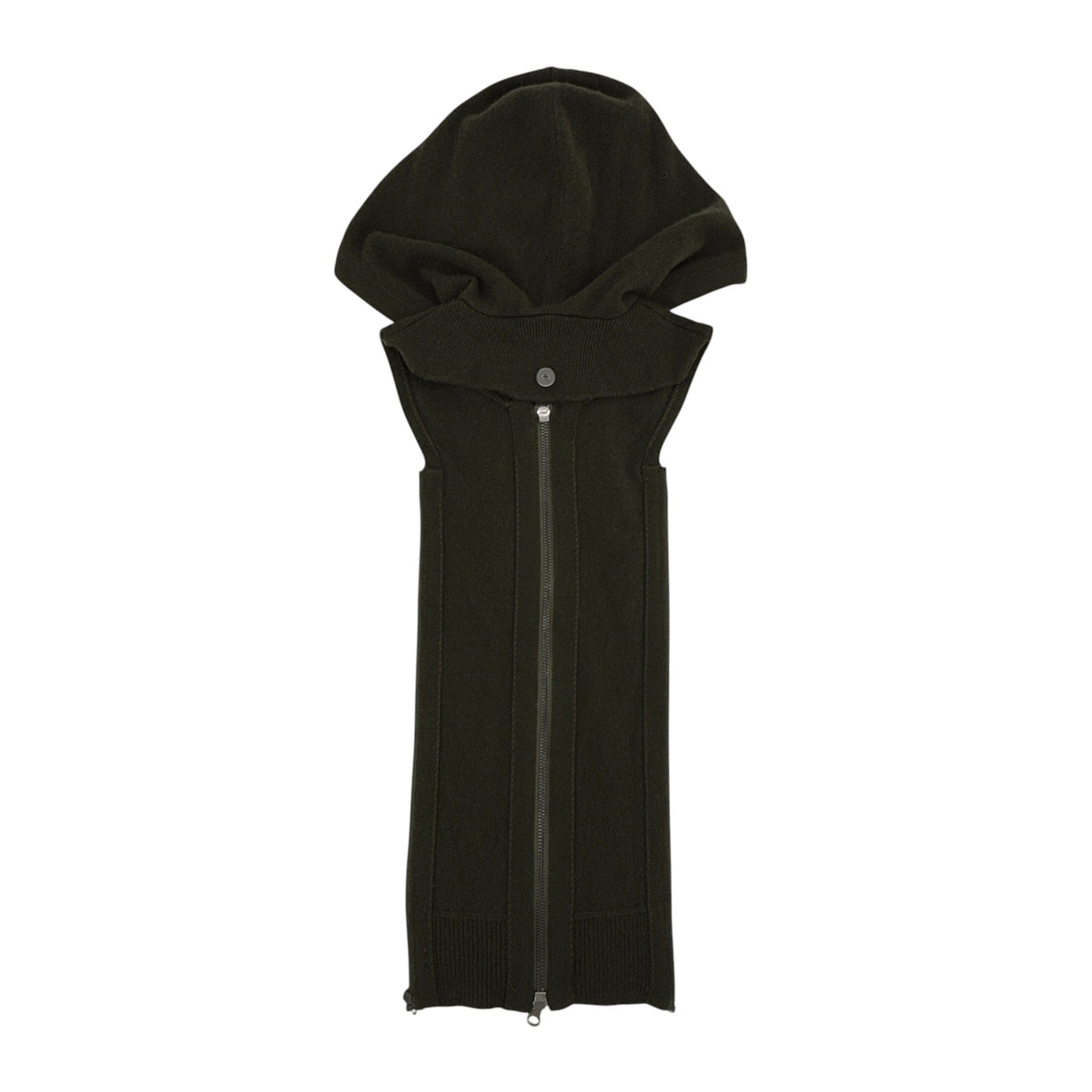 VERONICA BEARD Cashmere Hoodie Dickey in Army