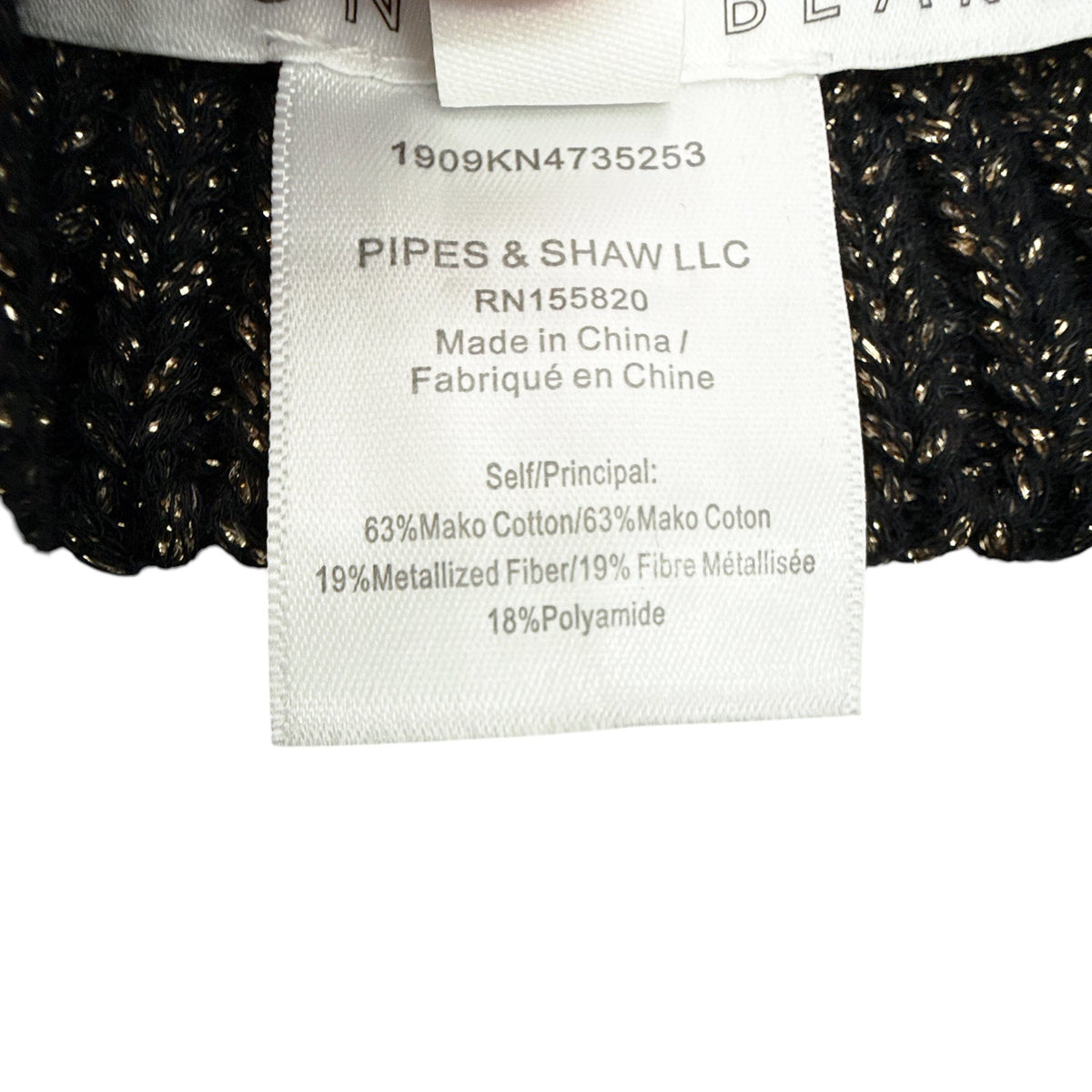 VERONICA BEARD Walden Dickey in Black & Gold