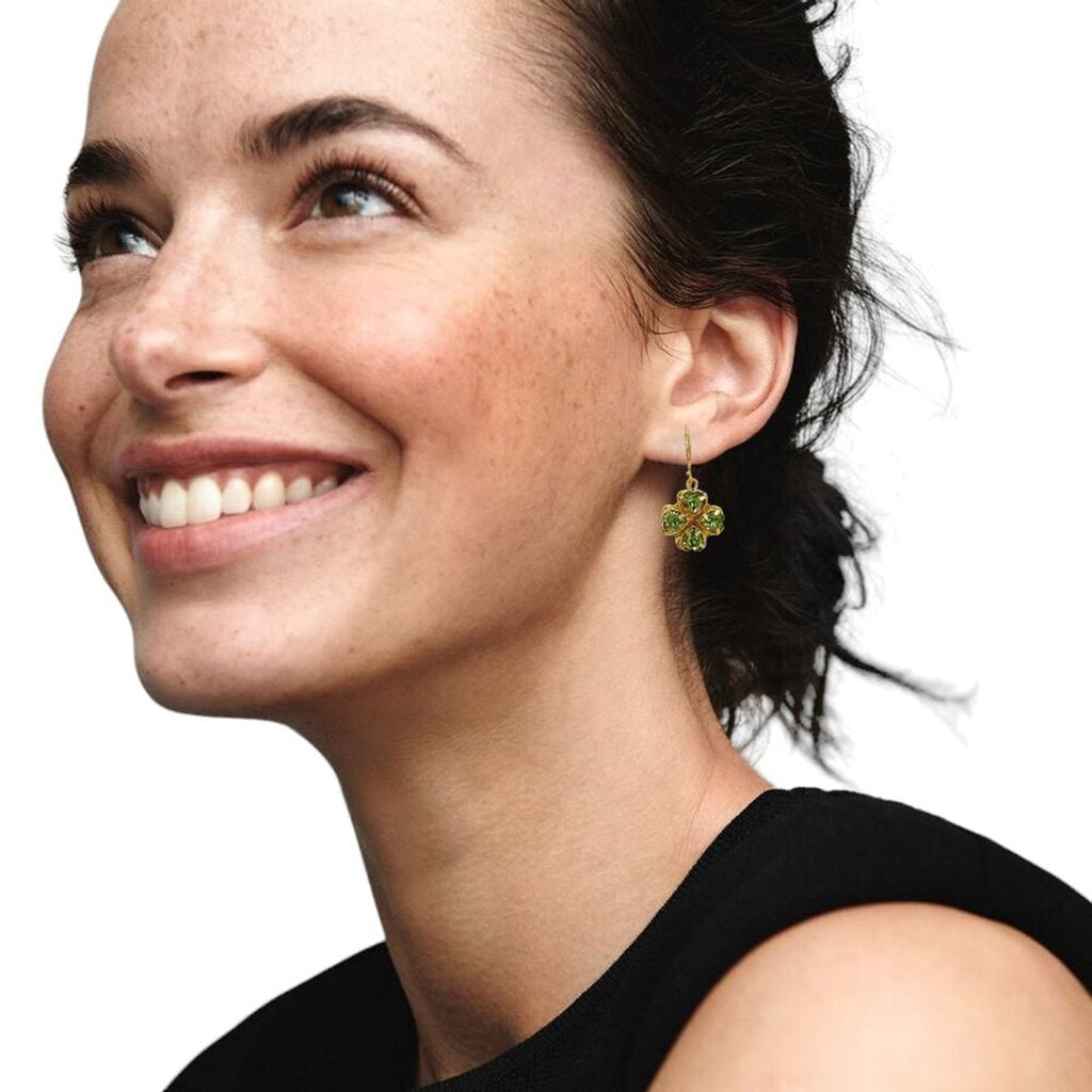 VSA Blessed Is Best Earrings Green