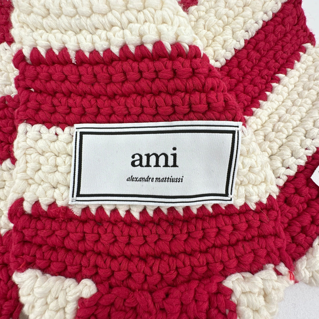 AMI Alexandre Mattiussi Crochet Pompom Scarf