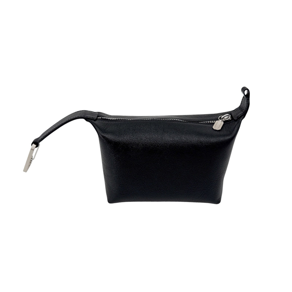 EERA Metallic Moon Bag in Laminated Black