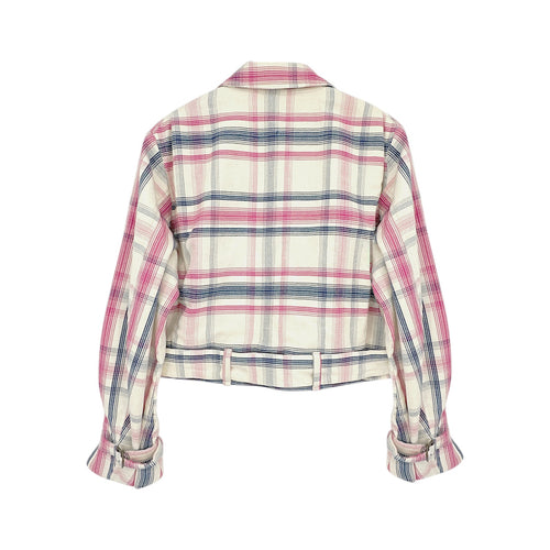 ALIX of BOHEMIA Domino Woven Plaid Jacket M