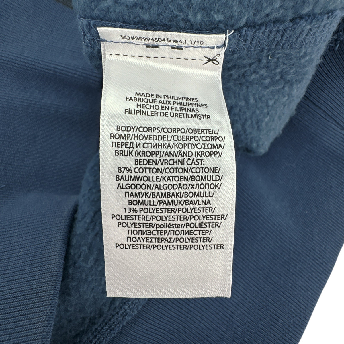 POLO RALPH LAUREN Fleece Graphic Hoodie in Laguna Blue S