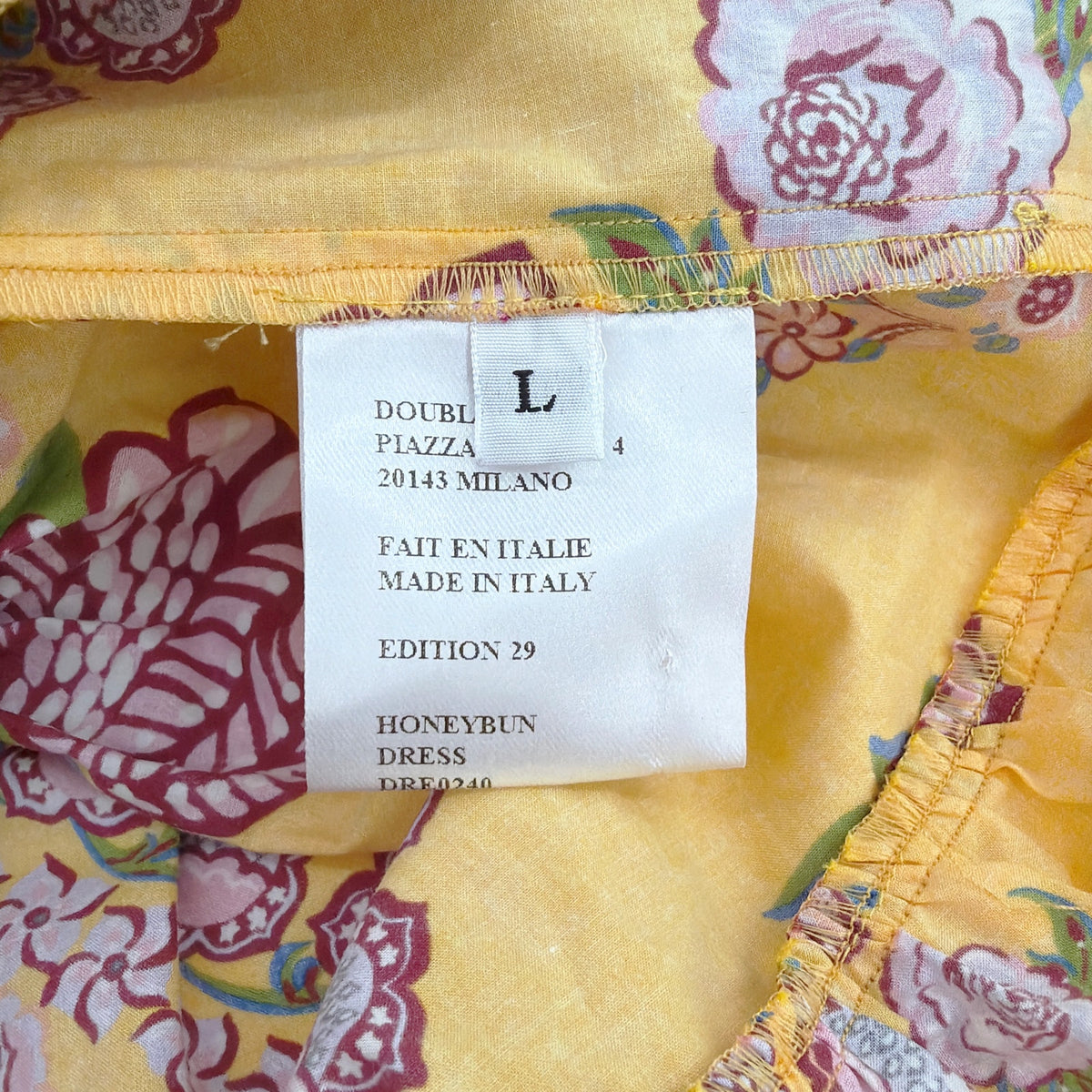 La DOUBLEJ Honeybun Dress in Cowgirl Giallo