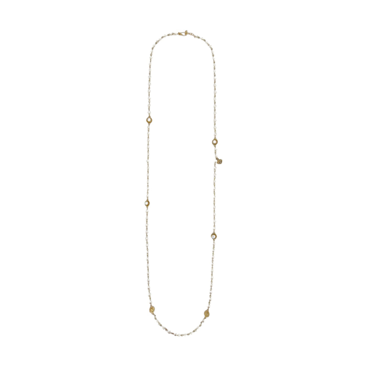 VSA Wrap 6mm Pearl Cream & Gold