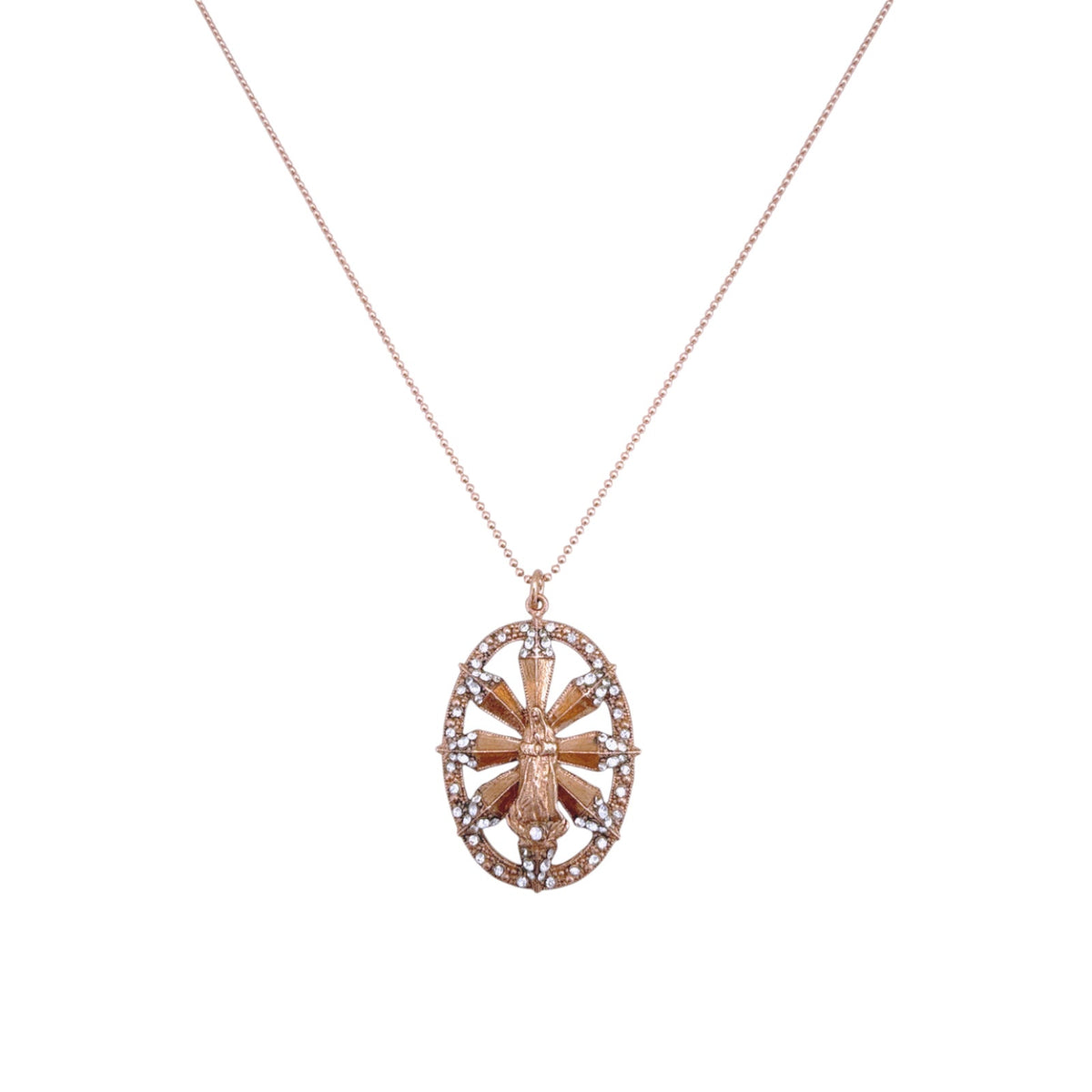 VIRGINS SAINTS & ANGELS VSA Twilight Virgin Charm in Rose Gold