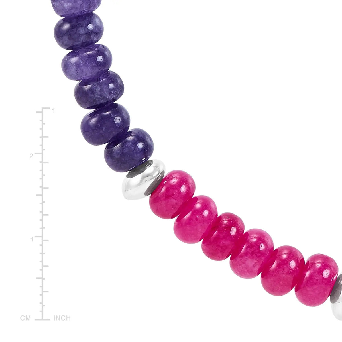 SILPADA Colored In Silver Mixed Stones Beaded Bracelet
