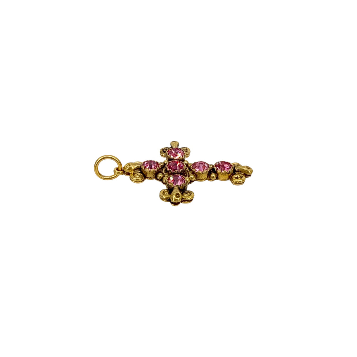 VIRGINS SAINTS & ANGELS VSA Addie Charm Pink & Gold