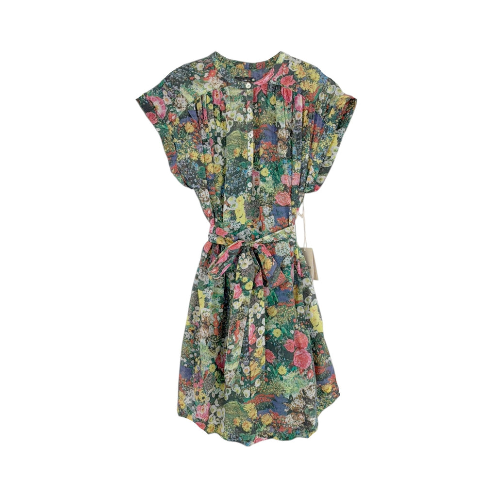 MOTHER The Slow Ride Shirt Dress in Pretty as a Picture S