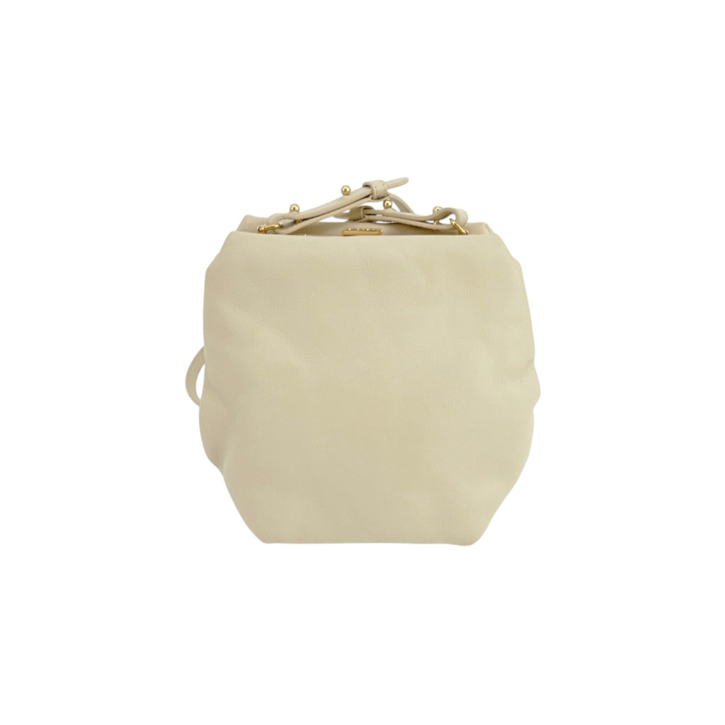 KHAITE The Puffy Agnes Crossbody Bag in Cream