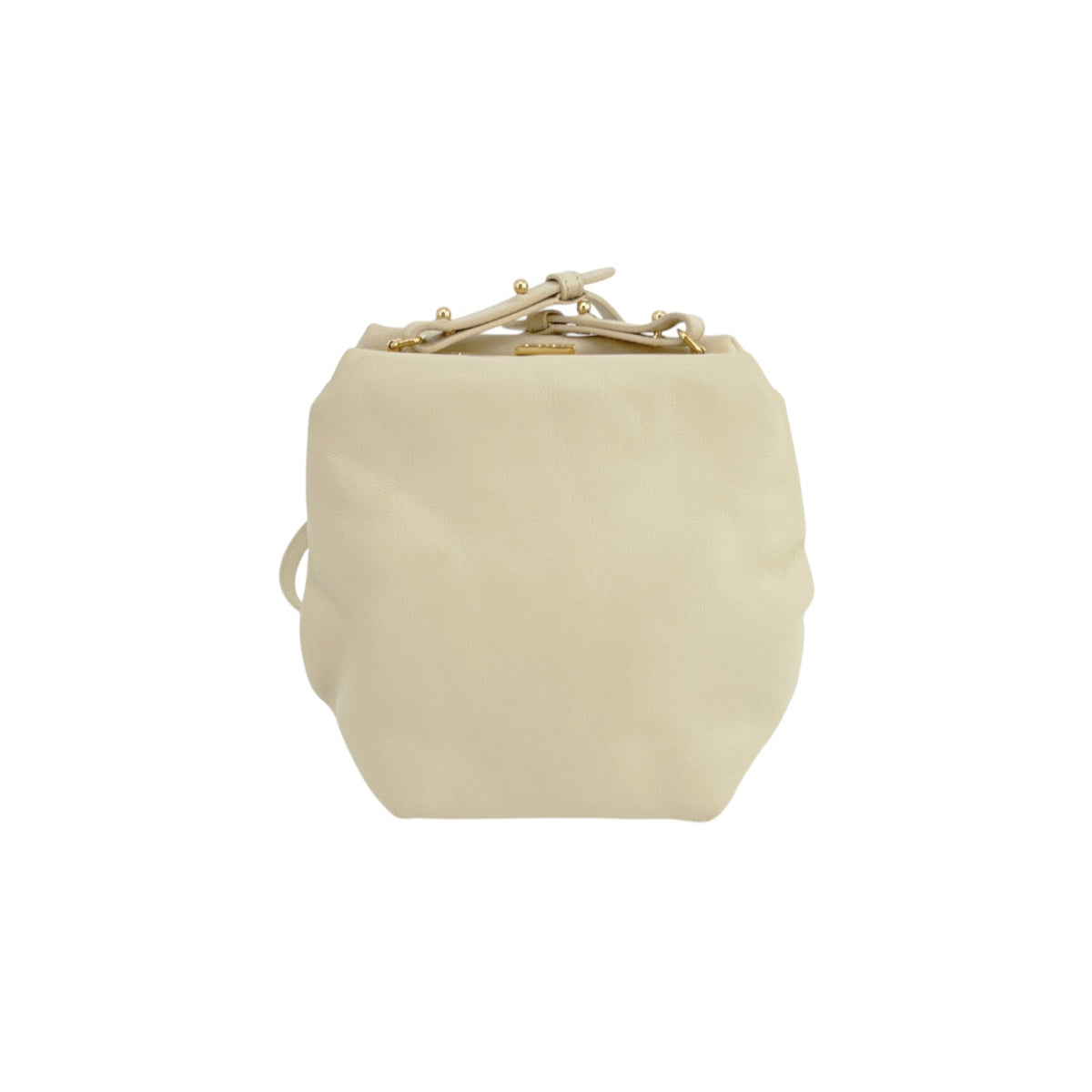 KHAITE The Puffy Agnes Crossbody Bag in Cream