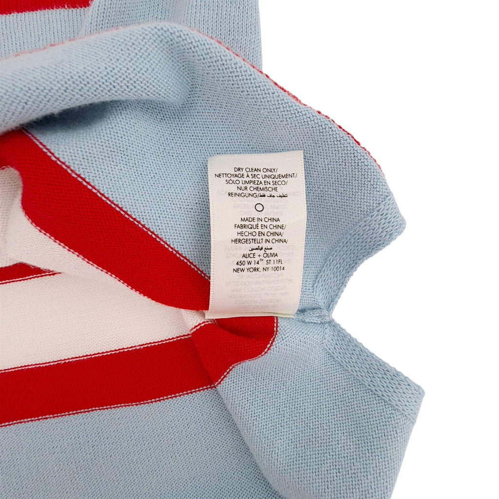ALICE+OLIVIA Tillie Striped Polo S