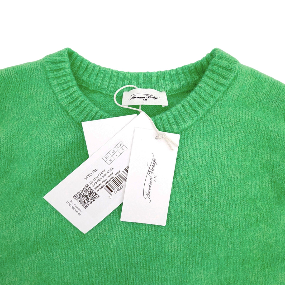 AMERICAN VINTAGE Vitow Sweater Vest in Jardine Chine Garden Melange S