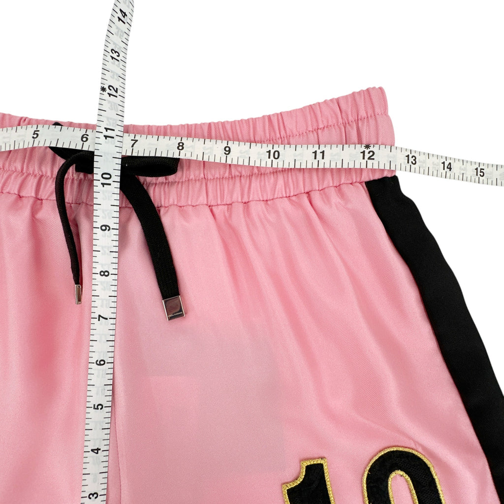 DOLCE & GABBANA Silk Sport Shorts in Pink IT36