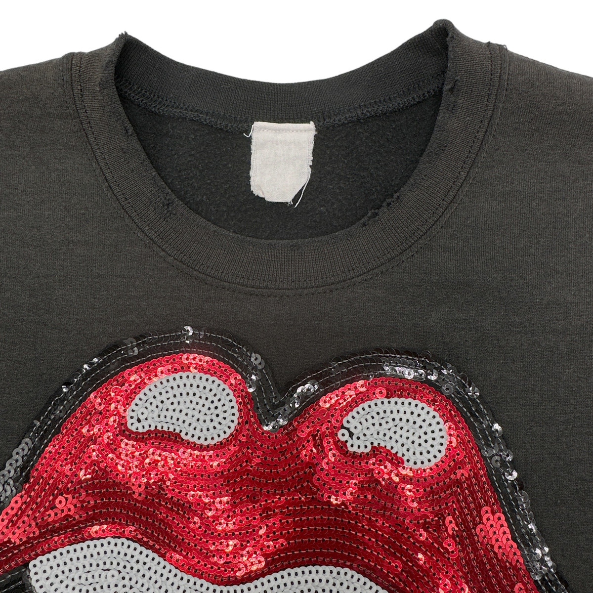 MADEWORN Rolling Stones Sequin Sweatshirt Size XS