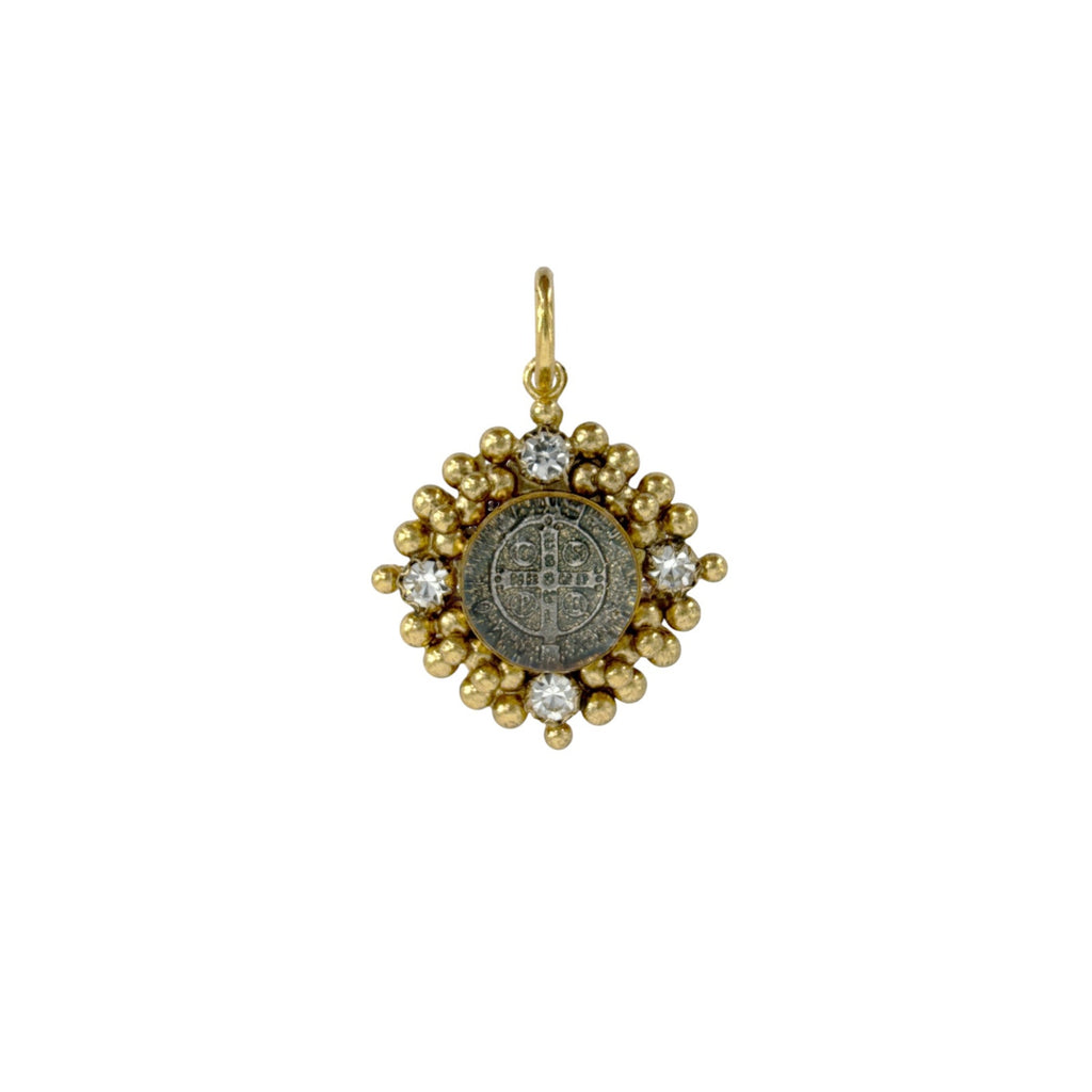 VIRGINS SAINTS & ANGELS VSA Petite Cloister San Benito Charm&nbsp;in Gold