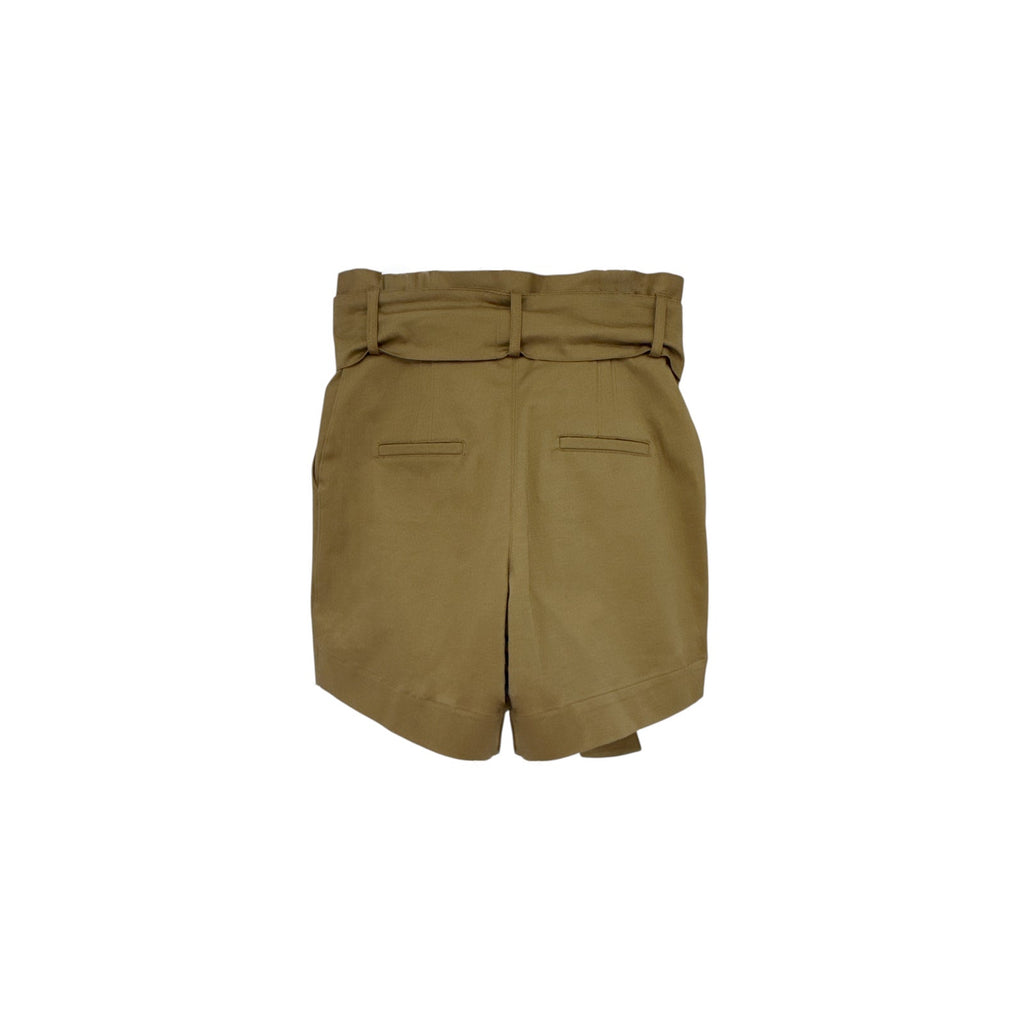 SILVIA TCHERASSI Velano Bow Shorts in Khaki XS