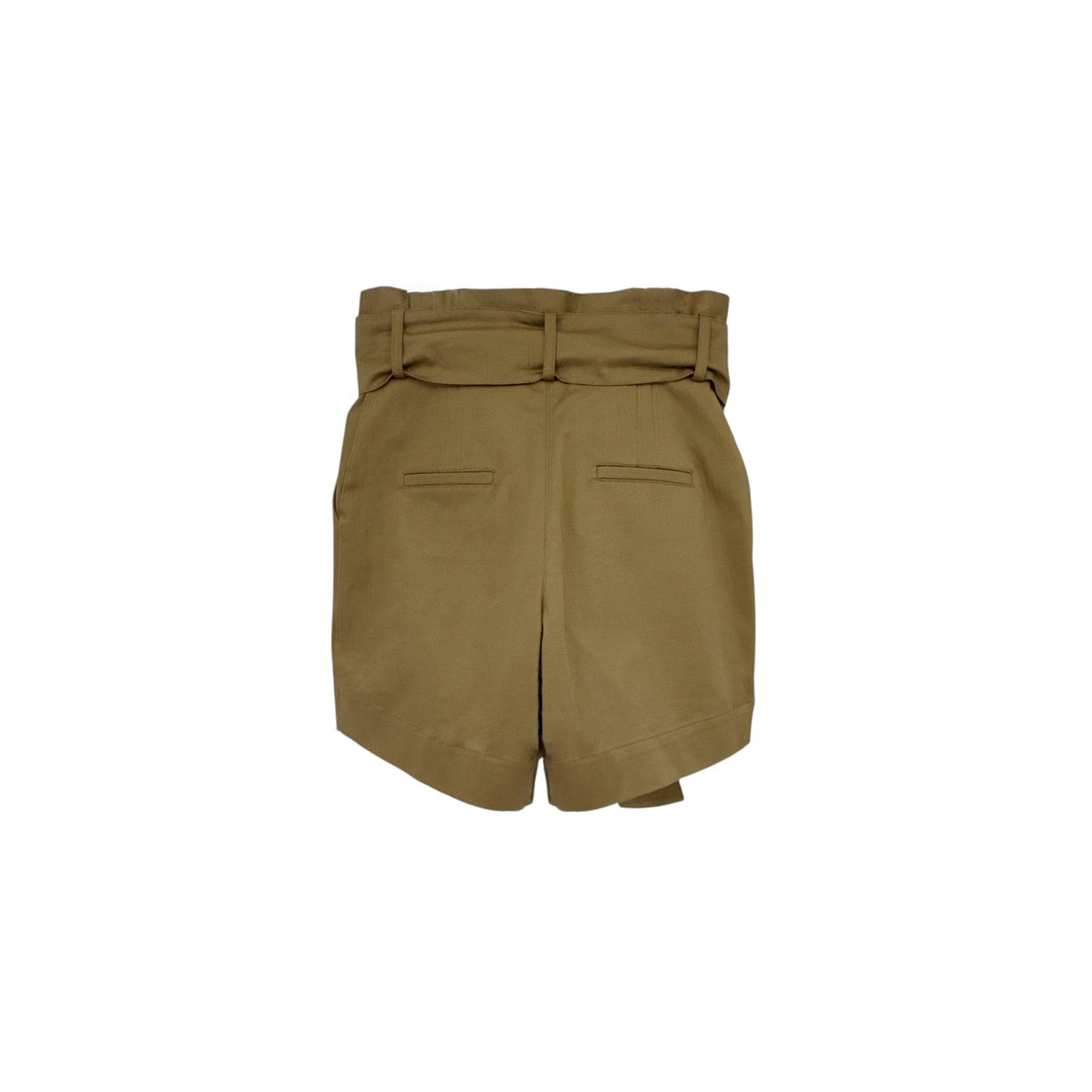 SILVIA TCHERASSI Velano Bow Shorts in Khaki XS