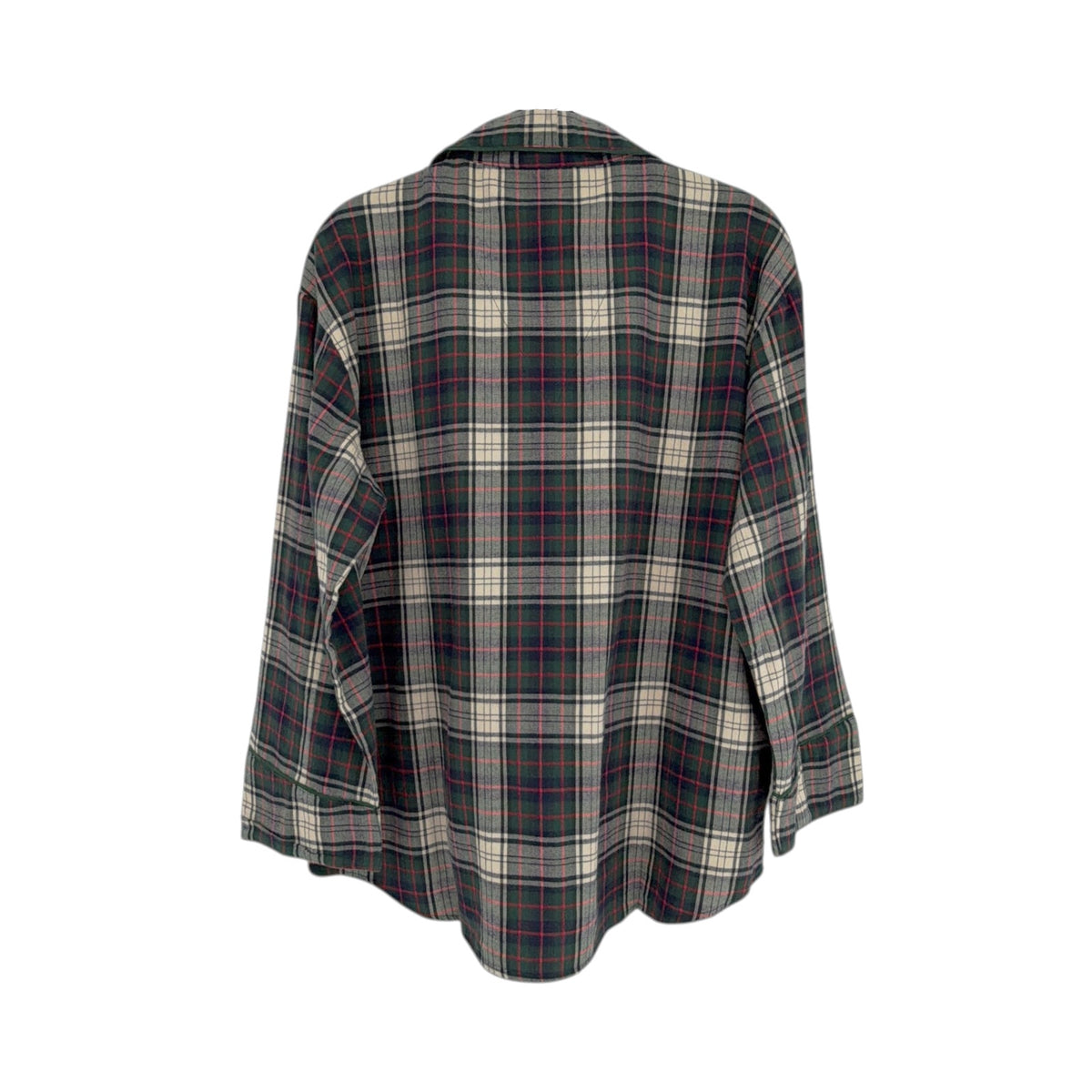 THE GREAT. The Flannel Pajama Top in Pine Lodge Plaid 0|XS