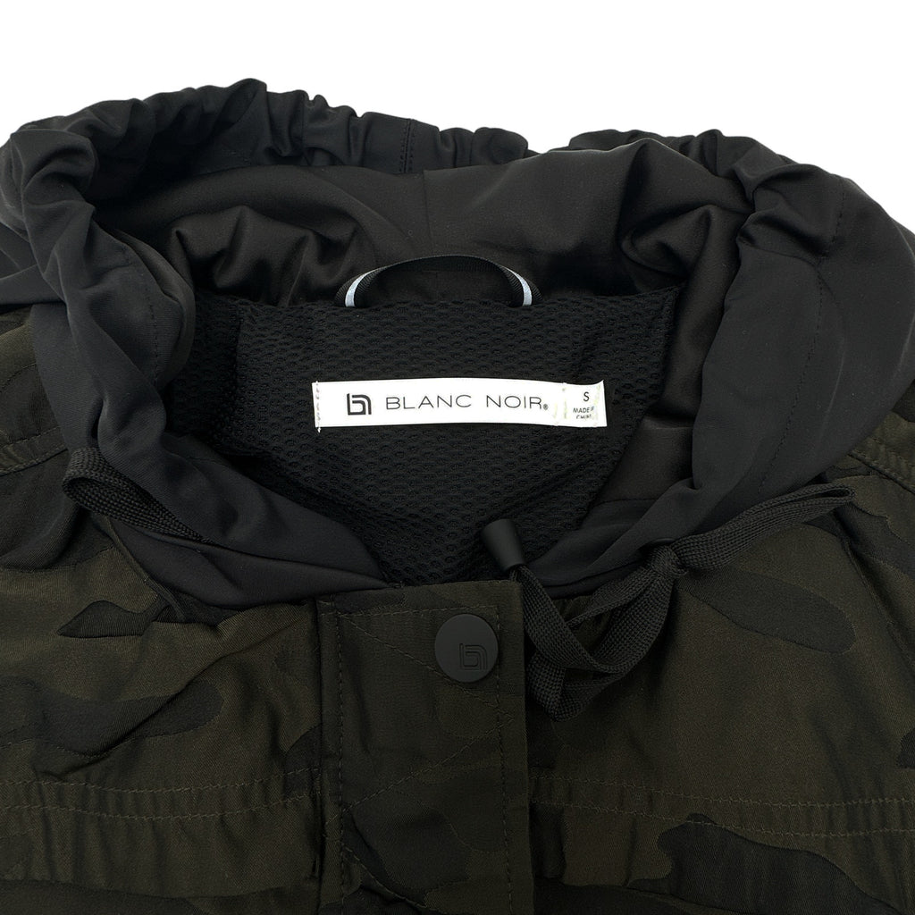 BLANC NOIR Skyfall Aviator Jacket in Olive Camo Size S