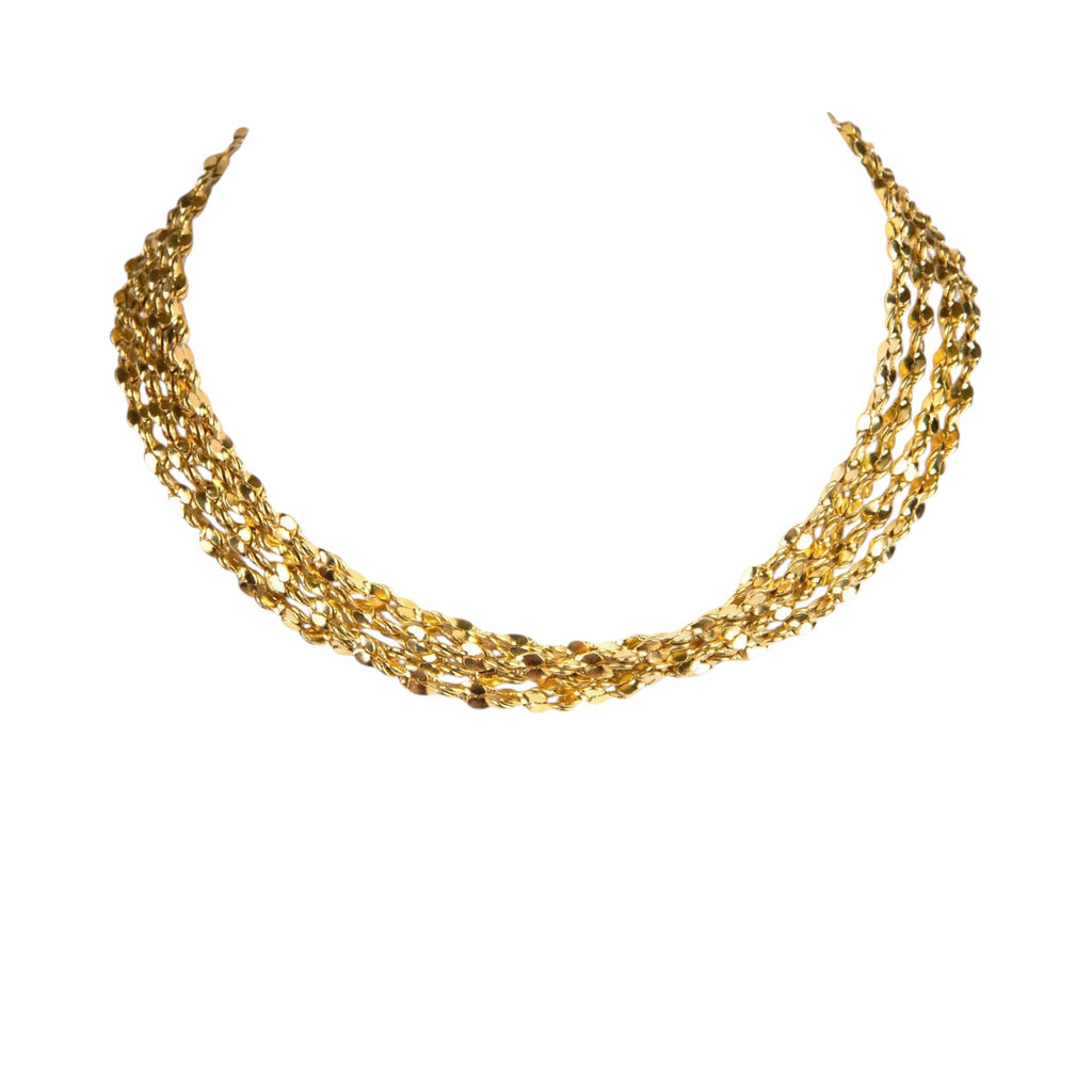 VSA Love Chain Necklace in Gold