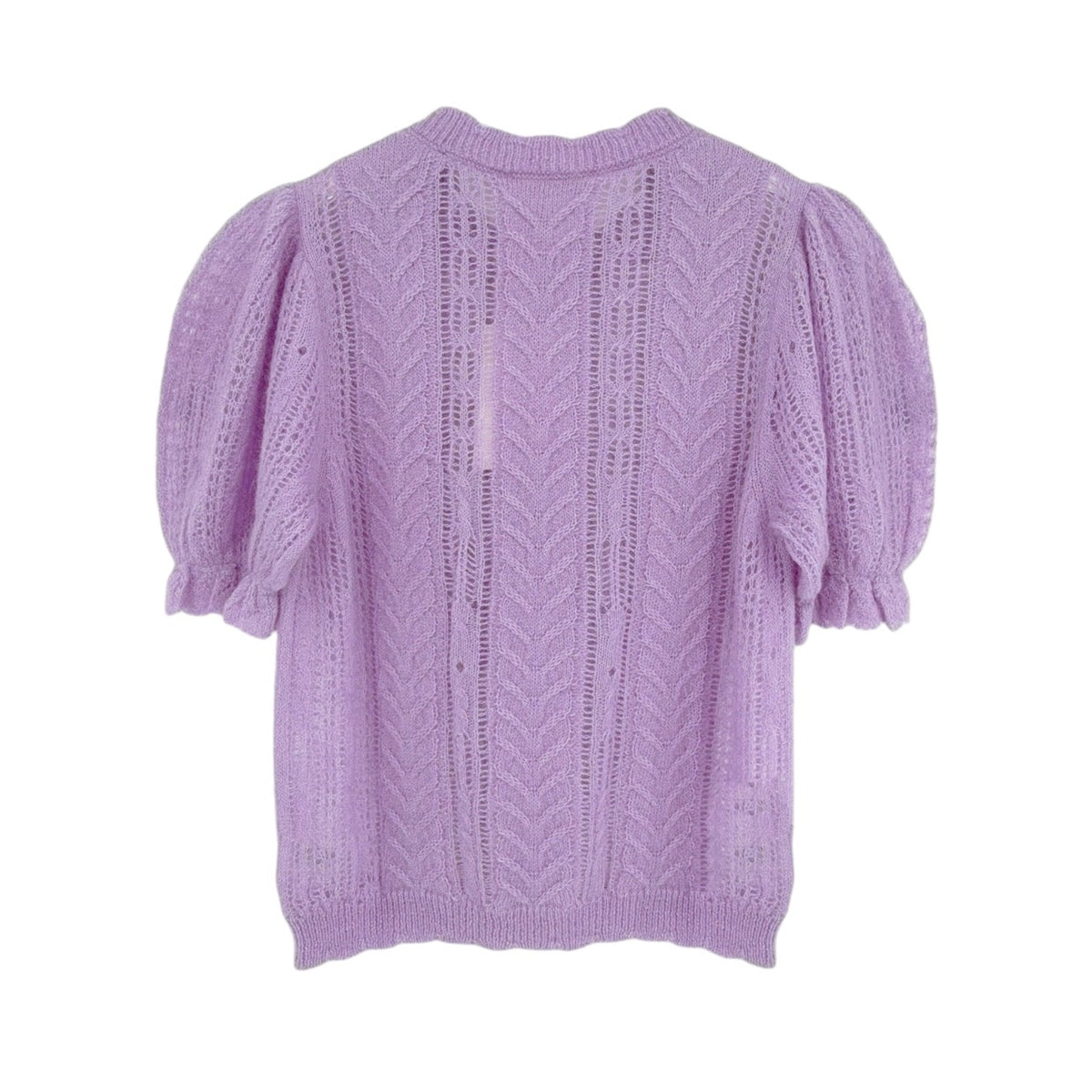 ULLA JOHNSON Mavis Alpaca Top in Lavender S