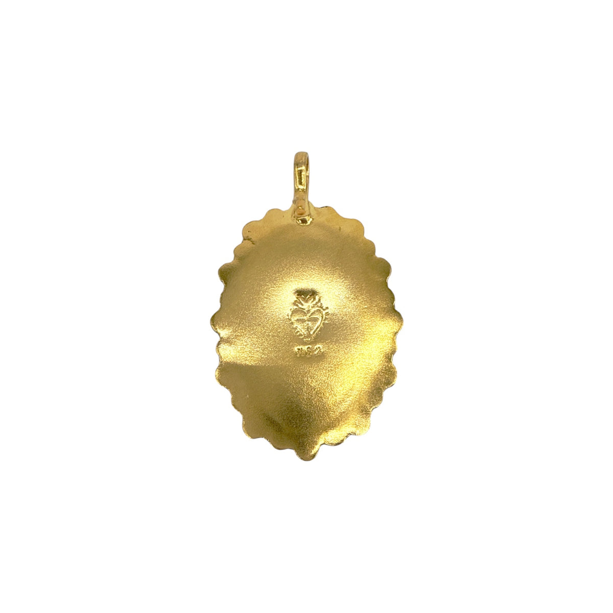 VIRGINS SAINTS & ANGELS VSA Milagrosa Medallion in Pink & Gold