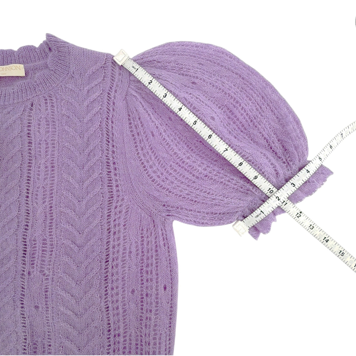 ULLA JOHNSON Mavis Alpaca Top in Lavender S
