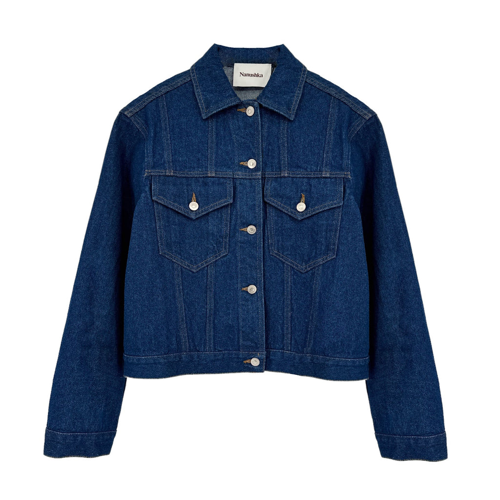 NANUSHKA Maren Denim Jacket in Indigo M