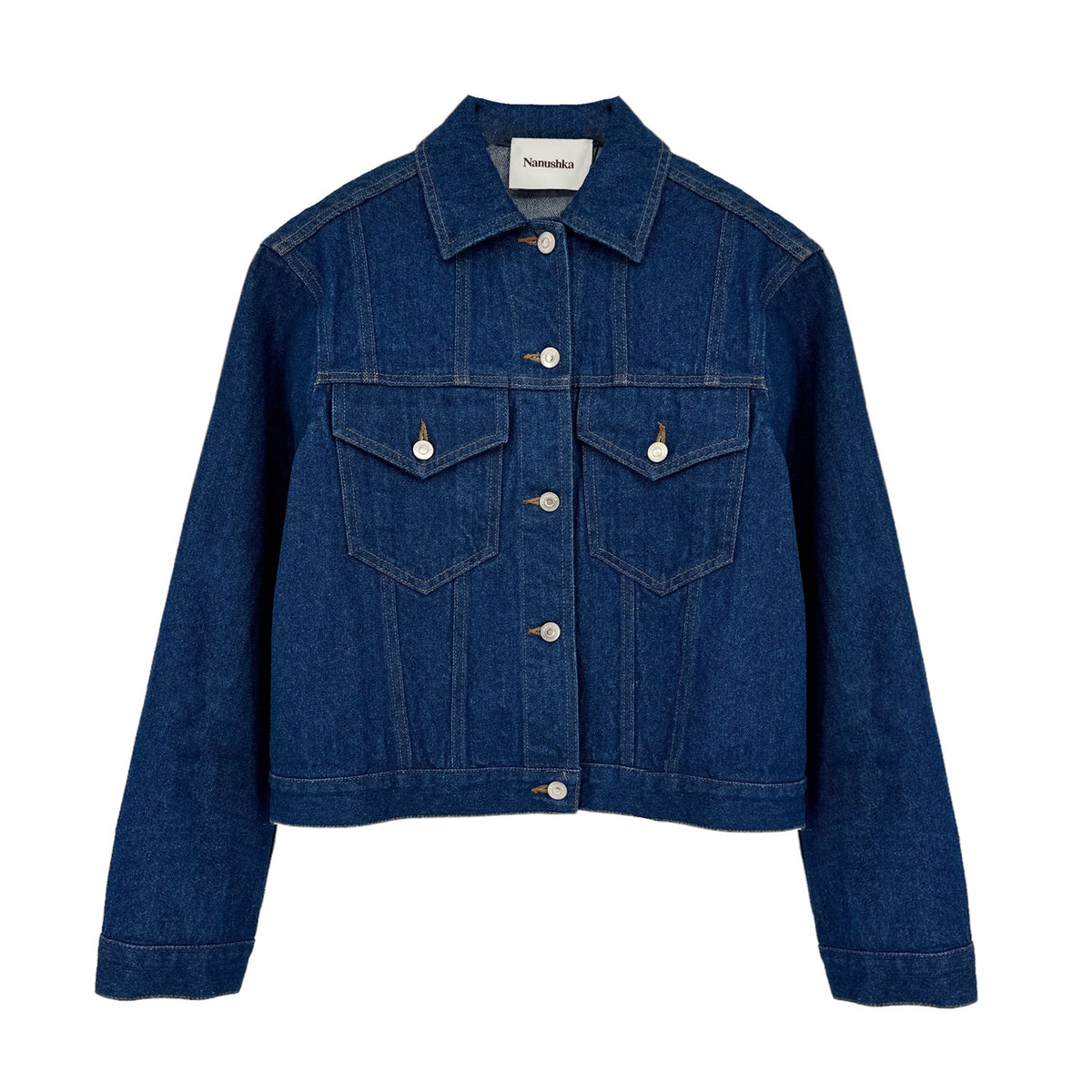 NANUSHKA Maren Denim Jacket in Indigo M