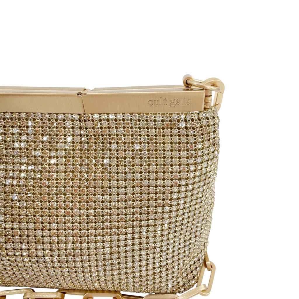 CULT GAIA Felice Clutch Bag in Sand Dollar