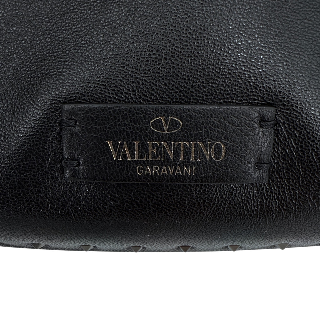 VALENTINO GARAVANI Small Atelier Bag 01 Metal Stitch Edition Tote Bag In Black
