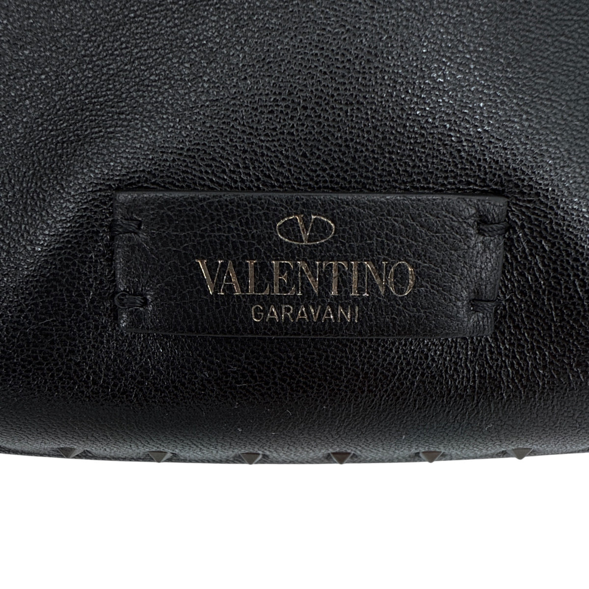 VALENTINO GARAVANI Small Atelier Bag 01 Metal Stitch Edition Tote Bag In Black