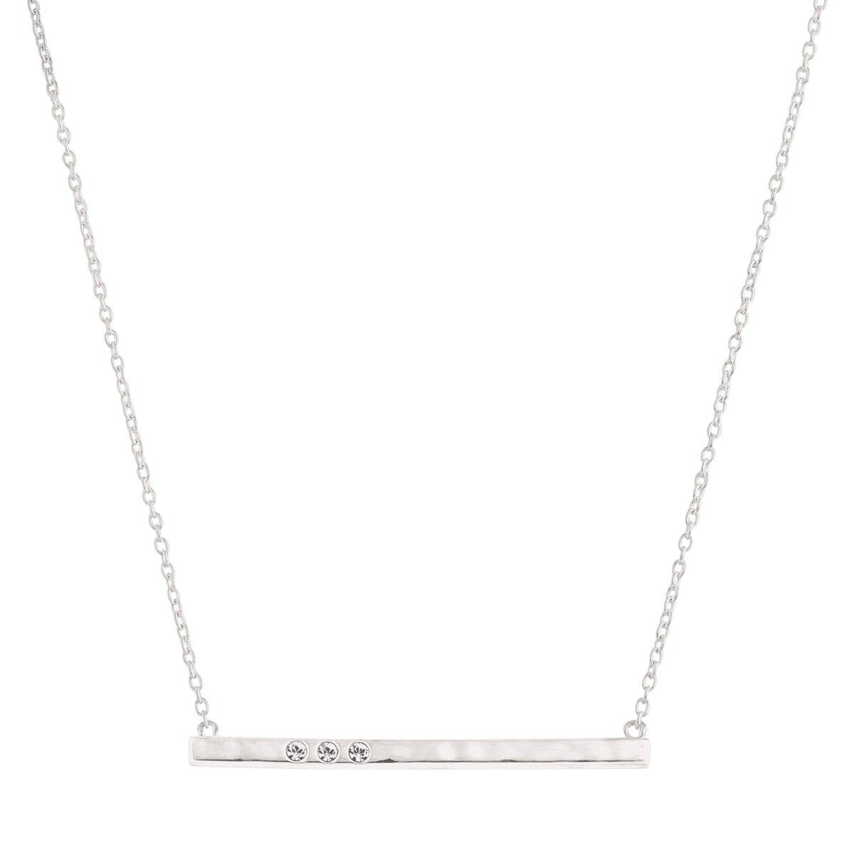 SILPADA Dotted Line Pendant Necklace in Sterling Silver