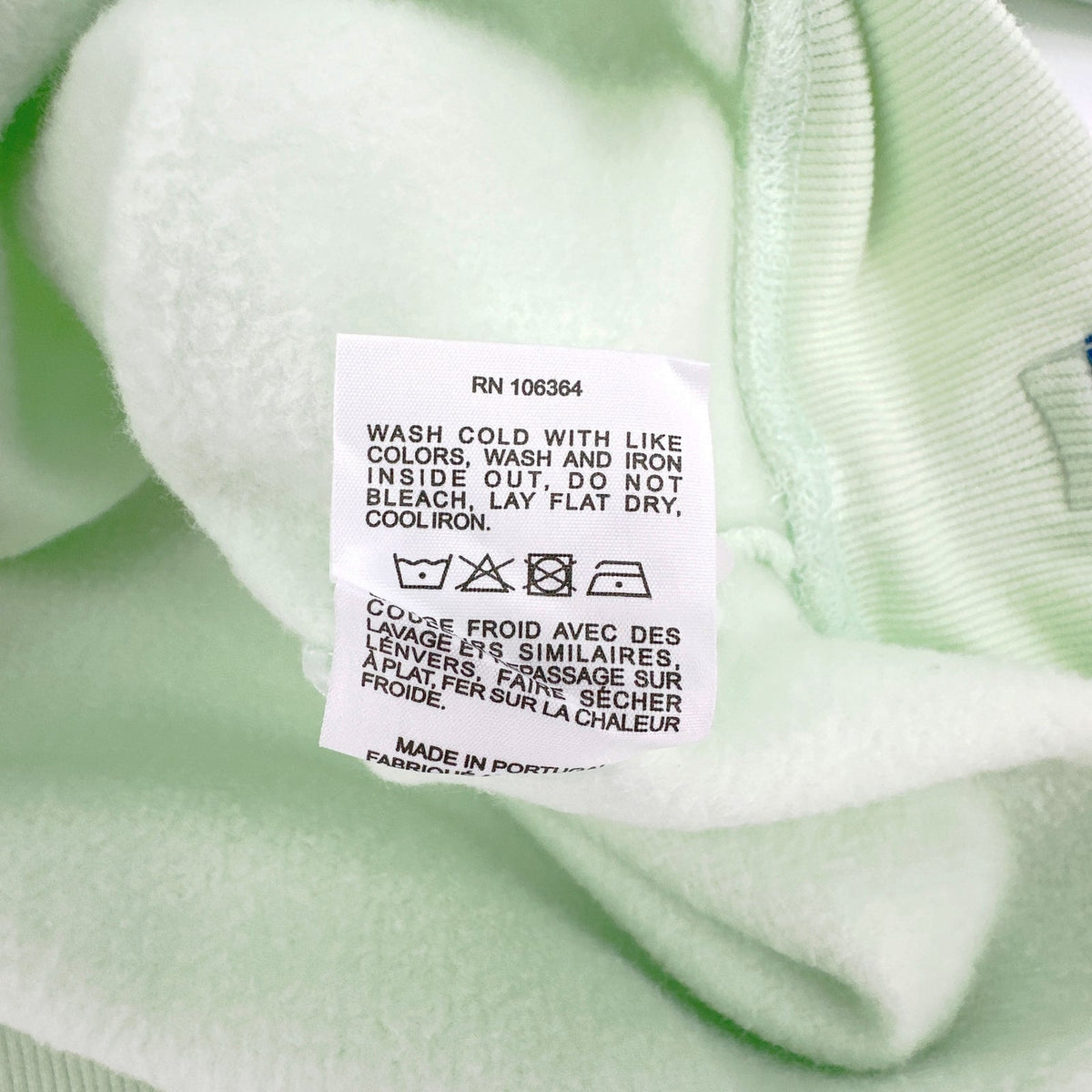 KULE The Oversized 70's LOVE Sweatshirt in Mint L