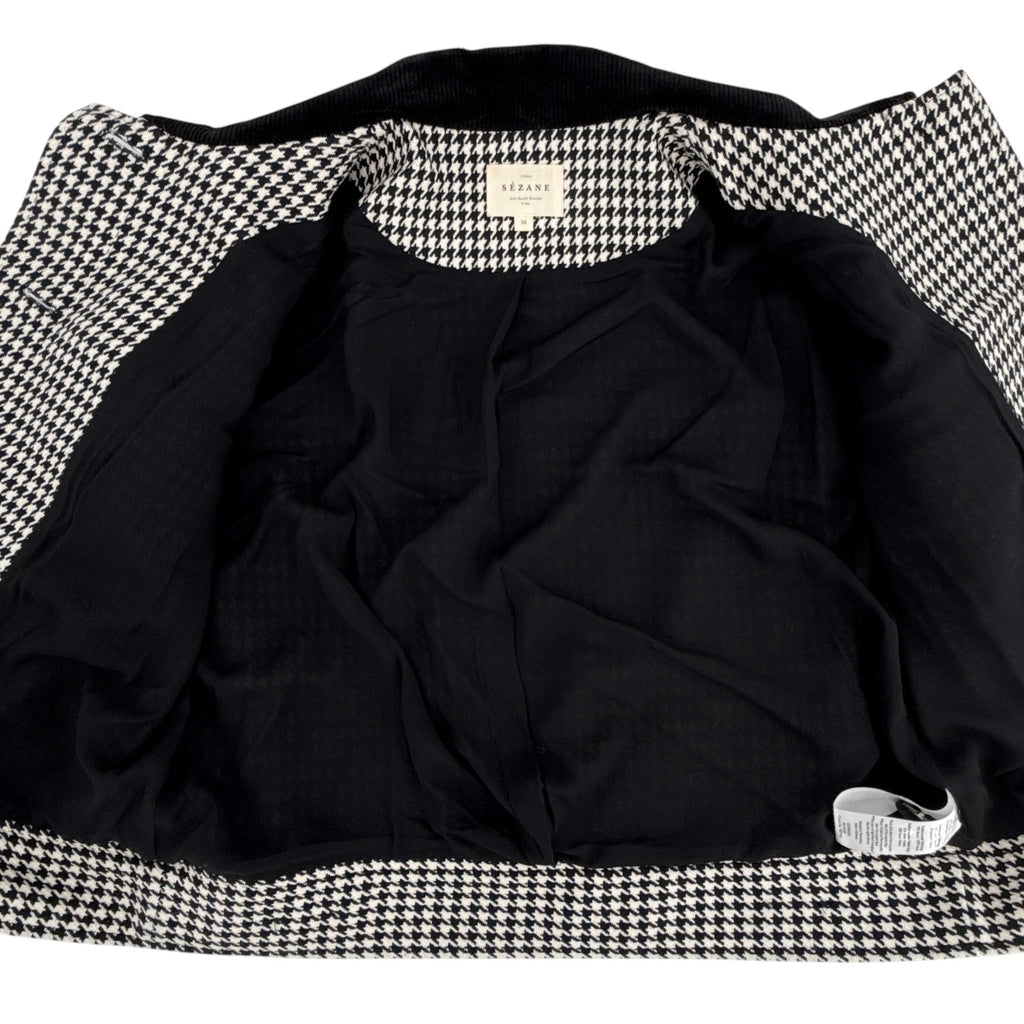 SEZANE Erwann Jacket in Houndstooth S
