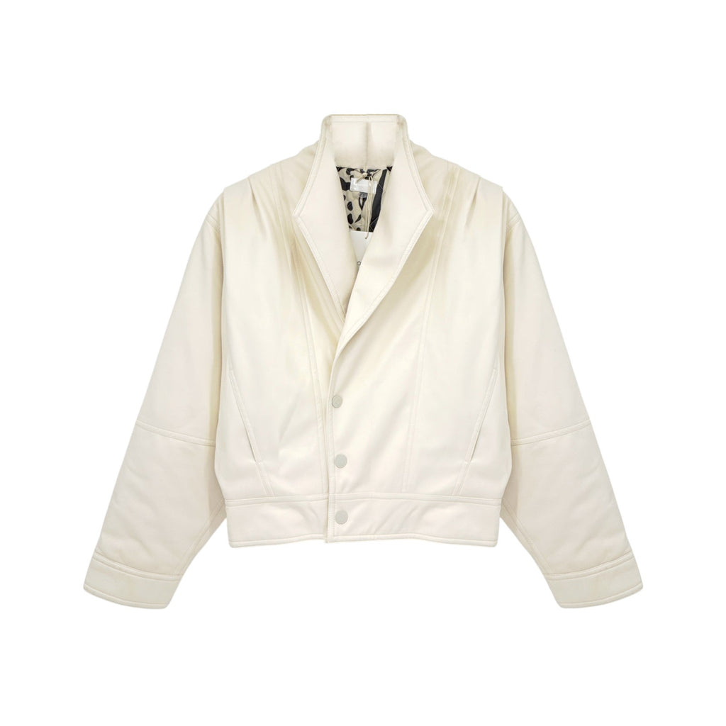 MOTHER The Big Time Jacket in Egret Drunk in Love M